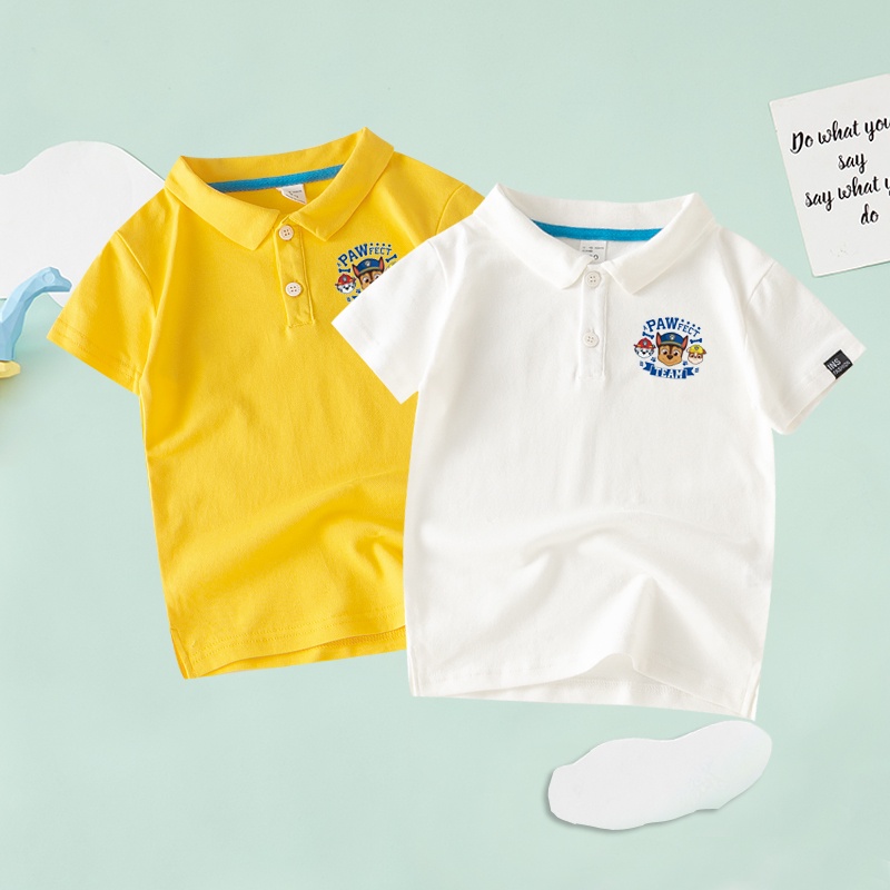 Áo Thun polo Tay Ngắn In Hình paw patrol 6 Màu Mã la006