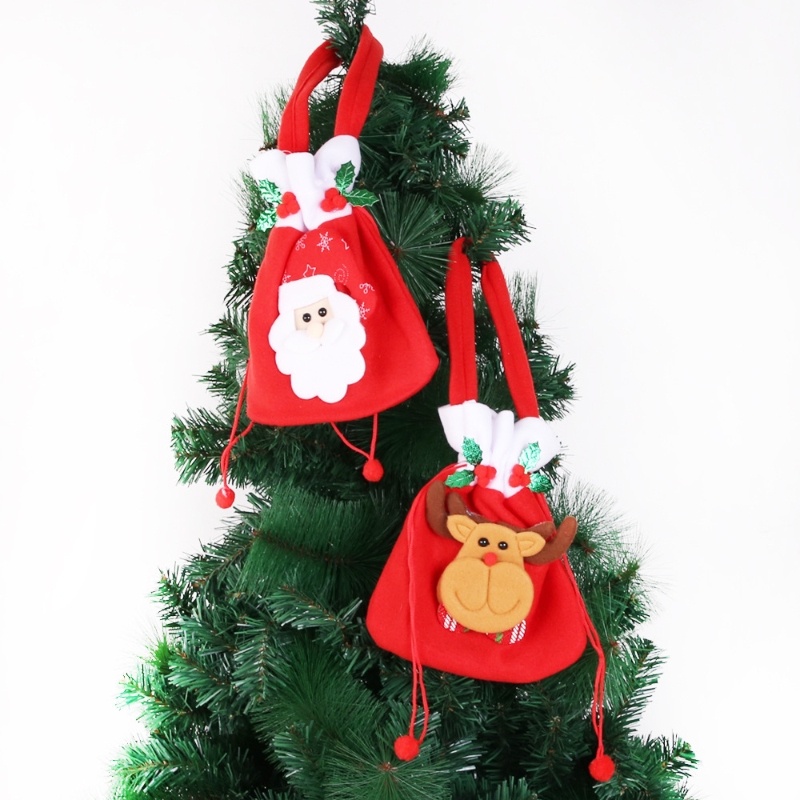 Túi Đựng Kẹo Giáng Sinh Hình Ông Già Noel