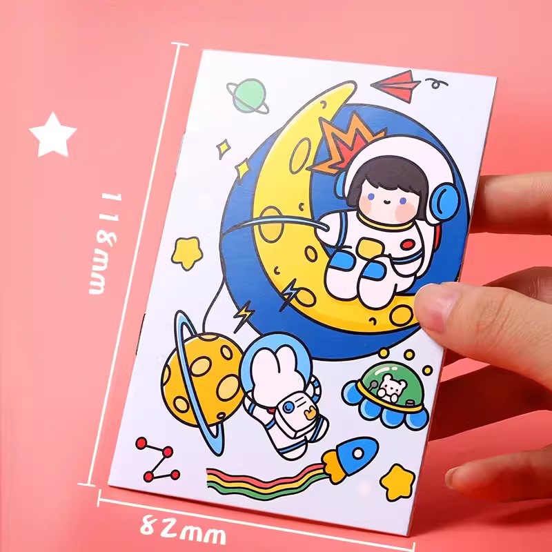 Aimilo - Số tay ghi chép cầm tay, số tay mini nhỏ hoạt hình dễ thương, đồ văn phòng phẩm cho bé