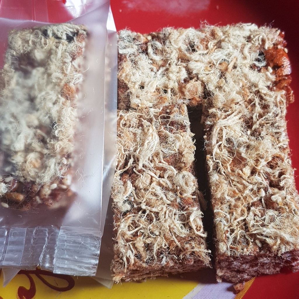 Bánh gạo lứt chà bông, thanh gạo lứt vị chà bông 500Gr