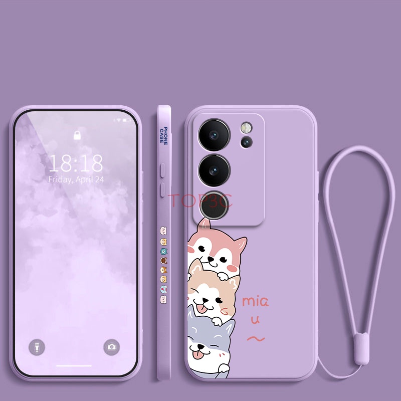 Ốp lưng vivo v29 5g / v29e 5g / v23 5g / v23e / v25 / v25e / v27 5g / V27E Ốp Điện Thoại In Hình Chú Chó Ngộ Nghĩnh Đáng Yêu Cho GG