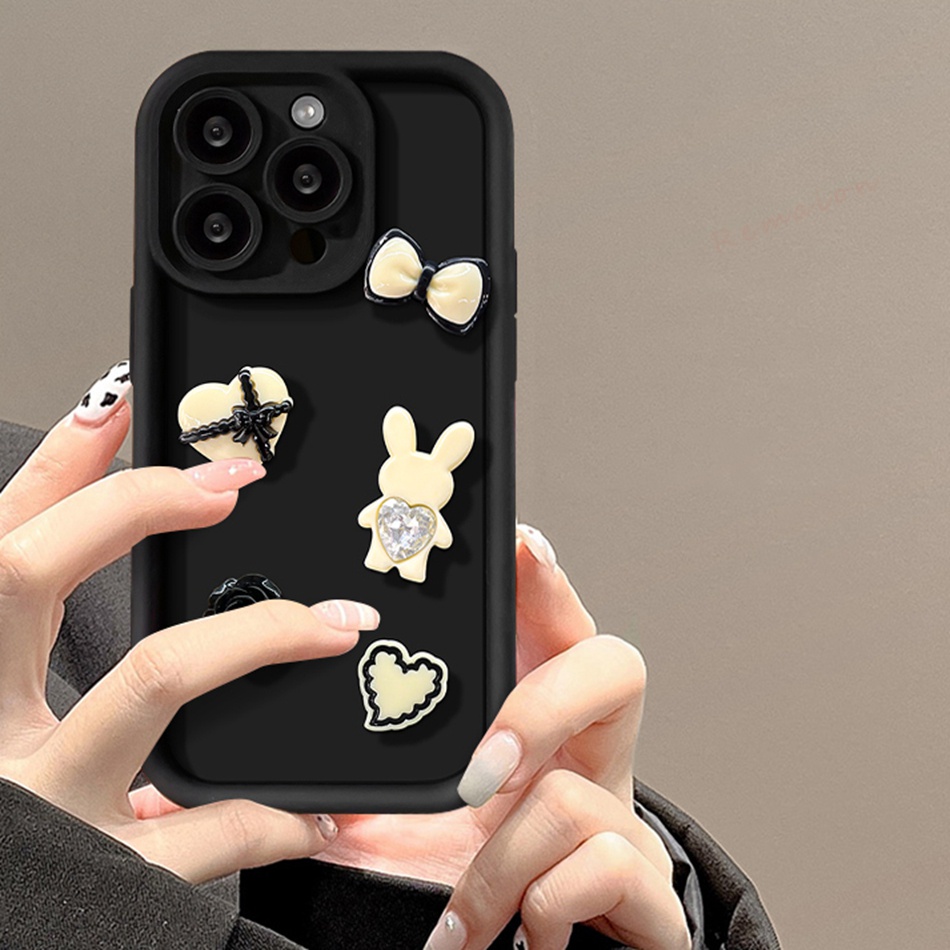 Ốp Điện Thoại Silicon Dẻo Hình Gấu 3d Cho iphone 11 12 13 14 15 pro max plus 11pro 13pro 6 6s 7 8 plus x xr xs max 15pro