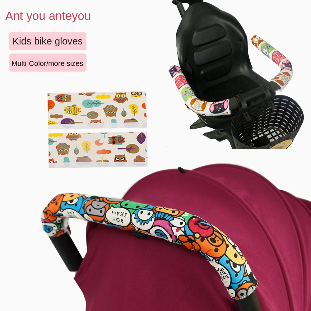 Vỏ Bọc Tay Cầm Xe Đẩy Em Bé Bằng Vải oxford