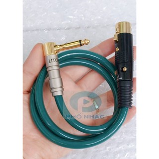 Dây Canon Cái ra 6Ly Vuông - Dây tín hiệu jack Canon Cái sang 6 ly