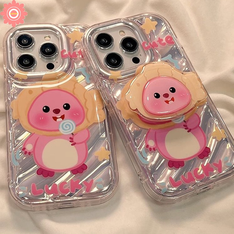 Ốp Điện Thoại Dẻo Màu laser Với Giá Đỡ 3d Cho iphone 7plus 11 xr 15 14 12 13 pro max x xs max 7 6 6s 8 plus se 2020