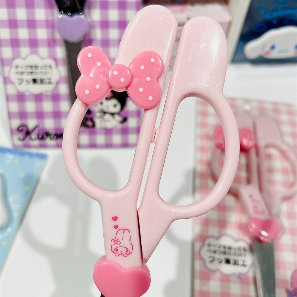 SANRIO Dễ Thương Kéo Cắt Giấy Kim Loại Hình kuromi cinnamoroll