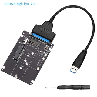 Unewtyu m2 Chuyển Đổi usb adapter m.2 ngff Sang sata msata Sang usb sata 3.0 Mở Rộng m.2 ngff Sang sata3 usb