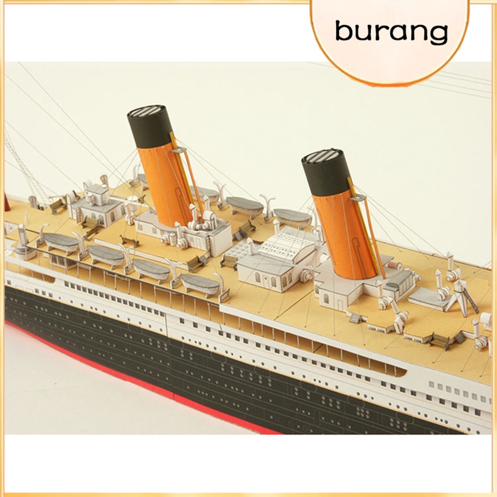 Bộ Đồ Chơi Lắp Ráp Mô Hình Tàu titanic 1 / 2 Để Bàn Trang Trí