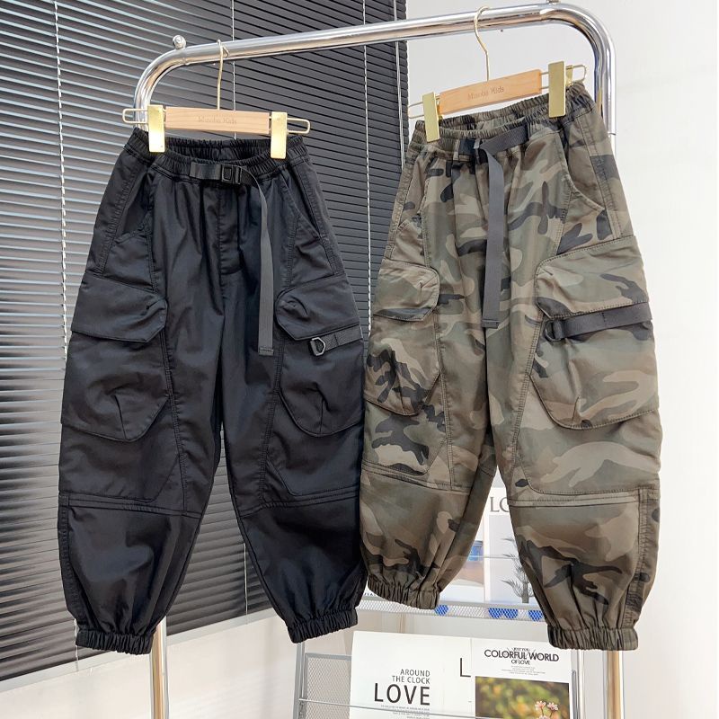 Quần Dài Họa Tiết Rằn Ri Thời Trang Mùa Thu 2023 Cho Bé Trai