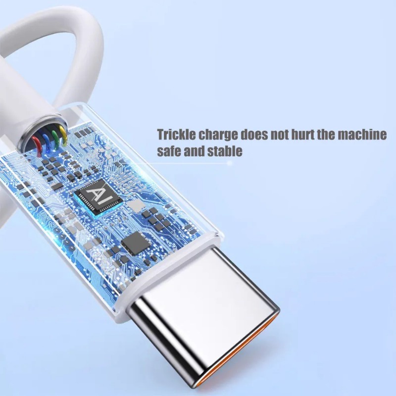 Dây Cáp Sạc Nhanh 6a Hai Đầu type c 60w Cho huawei samsung xiaomi laptop macbook