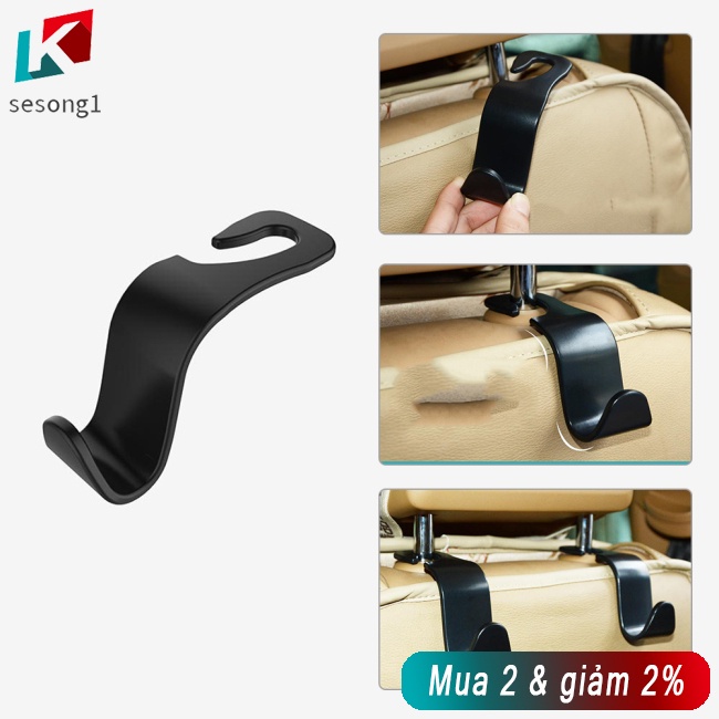 Móc Treo Đồ Gắn Lưng Ghế Xe Hơi Thiết Kế Sáng Tạo Đa Năng