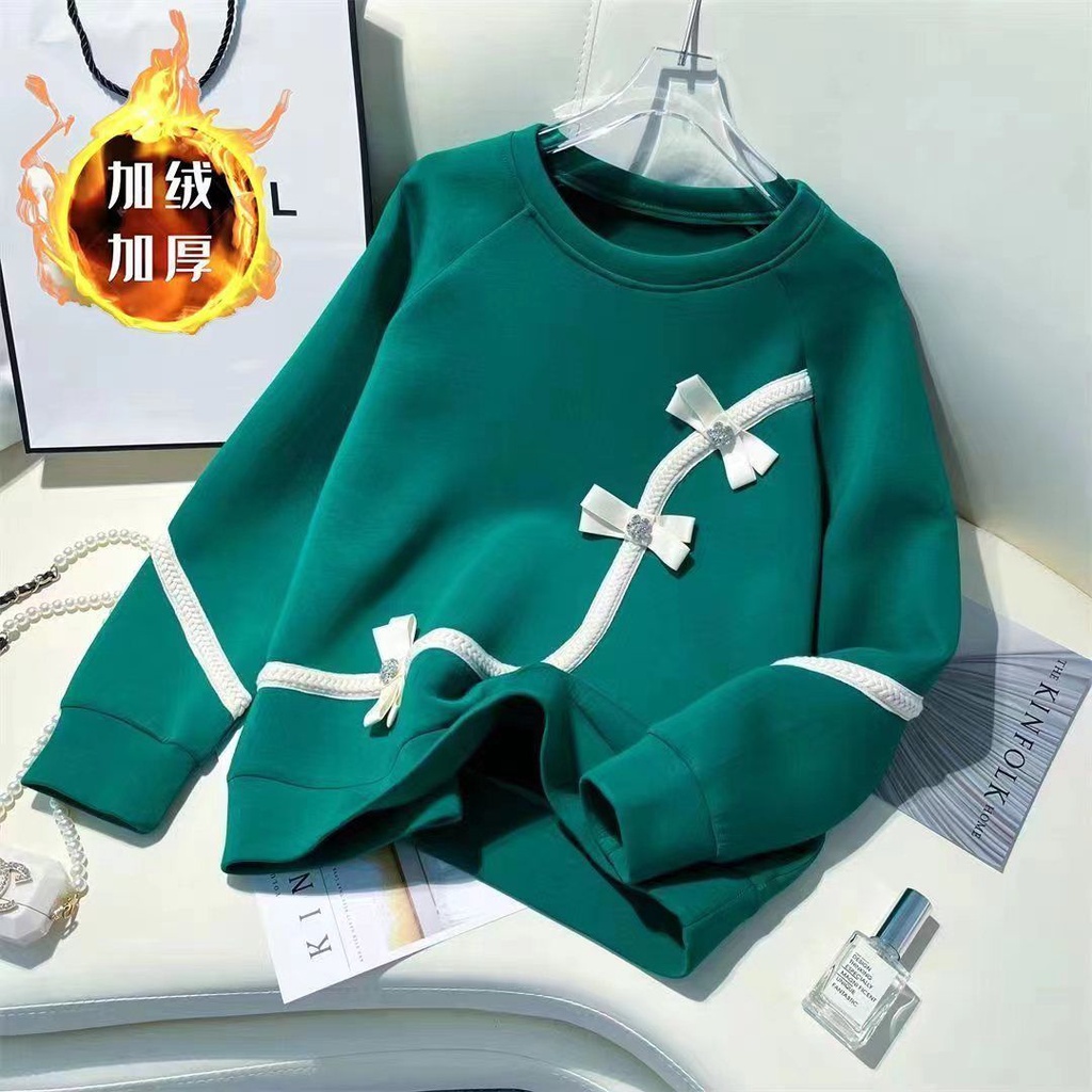 Áo Sweater Dáng Rộng Phong Cách Hàn Quốc Thời Trang Thu Đông Hàng Mới Dành Cho Bé Gái