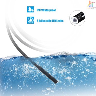 Camera nội soi công nghiệp 3 trong 1 tích hợp 6 đèn led ip67 chống thấm nước kết nối usb type-c cho điện thoại android / pc