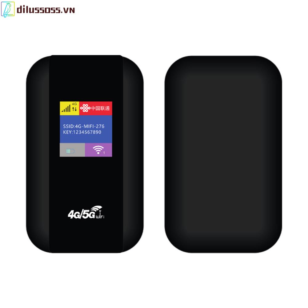 Máy Phát wifi 4g dilussoss.vn 150mbps Có Khe Thẻ sim 2100mah