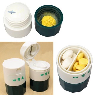 Fairnull hộp đựng viên thuốc /dụng cụ nghiền thuốc