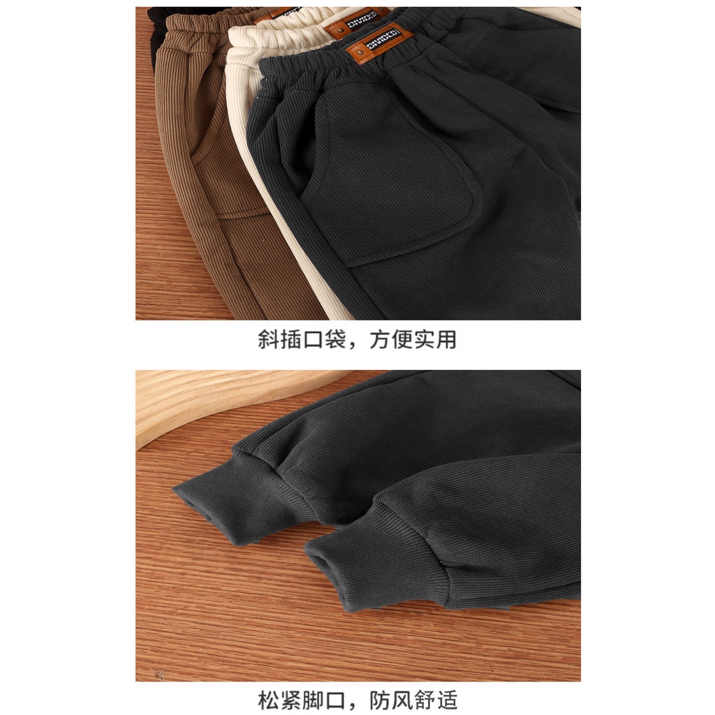 80-160cm Trẻ Em Mùa Thu Châu Âu Cotton Len Sweatpants Bé Gái Bé Bloomers Quần Legging Trung Lớn Trẻ Em Thường Ngày Phù Hợp Với Phong Cách Hợp Thời Trang 1-15 Tuổi