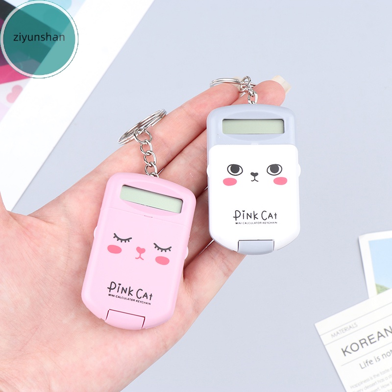 Ziyunshan Máy Tính Bỏ Túi mini Dễ Thương Có Nắp Và Móc Khóa Sáng Tạo Dùng Trong Trường Tiểu Học / Văn Phòng vn