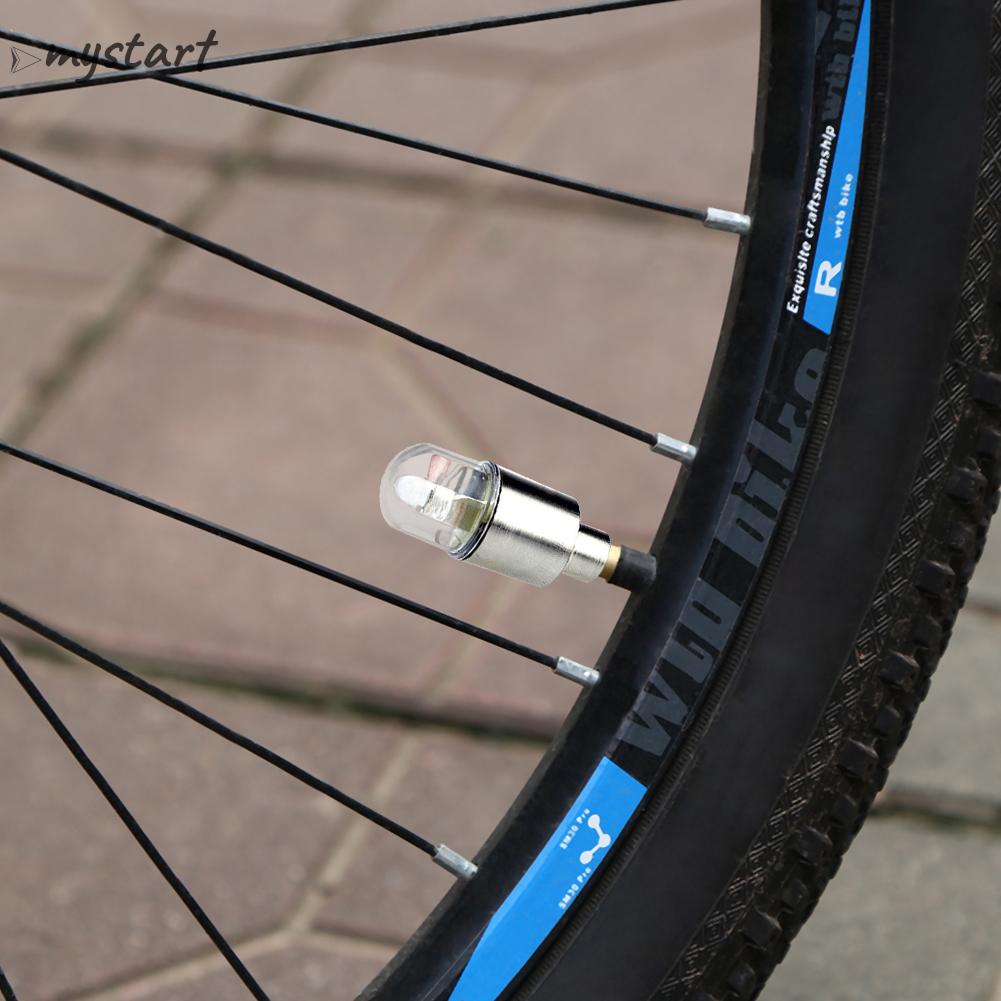 Bộ 2 Đèn led Gắn Van Bánh Xe Đạp / Xe Máy mystart.vn