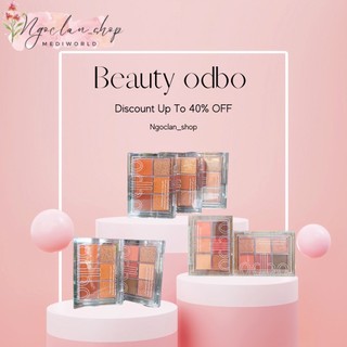 Bảng phấn mắt odbo tone nâu tây signature eyeshadow palette od276 - bảng màu mắt tông nâu trà sữa
