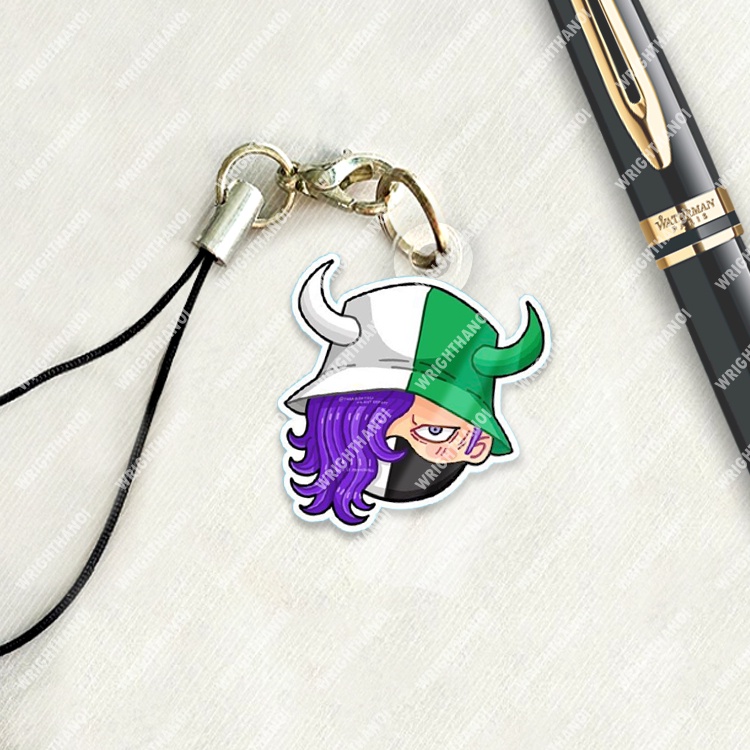 Móc treo điện thoại, dây đeo điện thoại, One piece manga anime Luffy Chopper chibi cute trang trí điện thoại