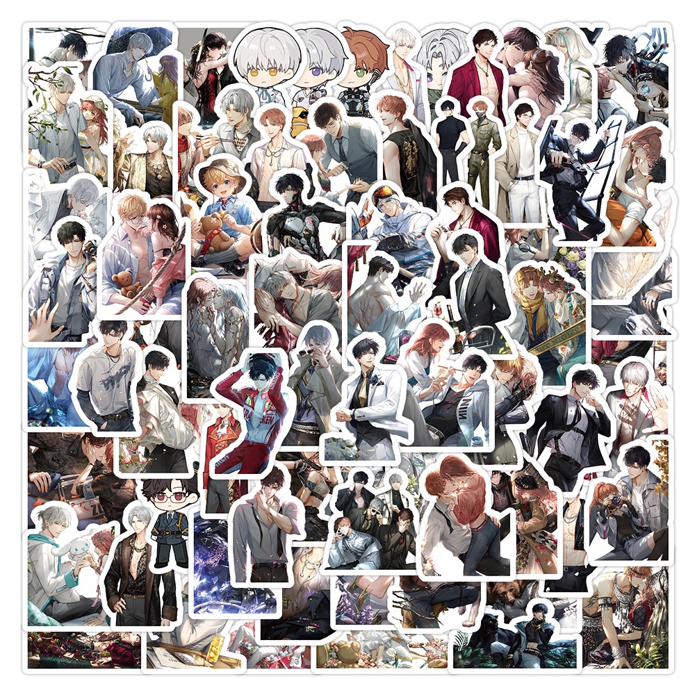 Bộ 100 Miếng Dán Trang Trí Mũ Bảo Hiểm / Bút Chì In Họa Tiết graffiti Độc Đáo