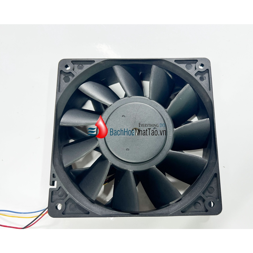 Quạt DC Brushless 12v-3,24a vuông 12cm