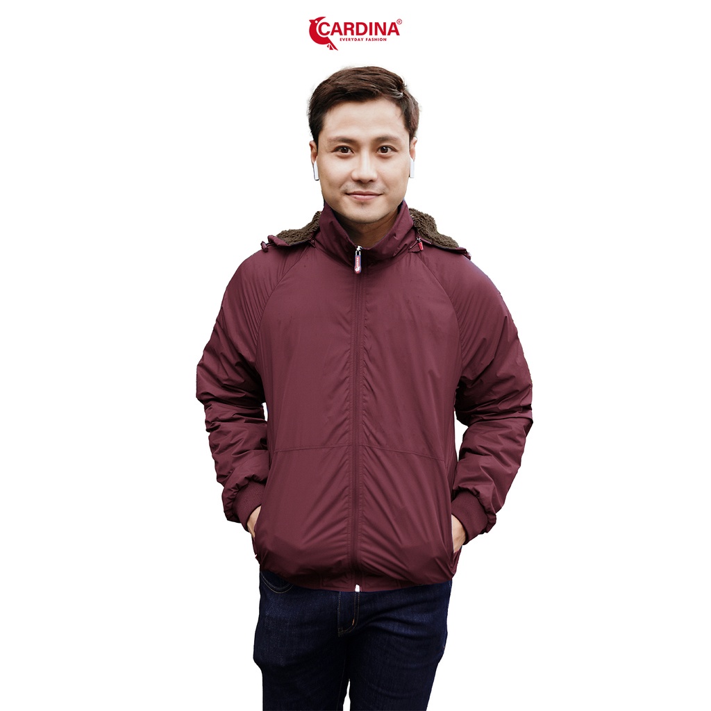 Áo Khoác Nam 𝐂𝐀𝐑𝐃𝐈𝐍𝐀 Chất Gió Trơn Lót Lông Cao Cấp Siêu Nhẹ Siêu Ấm LTM
