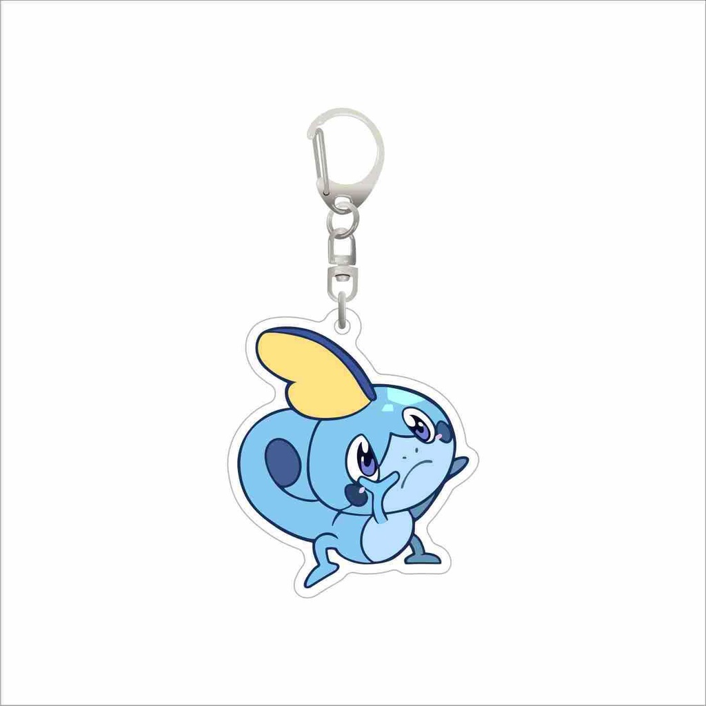 Pokémon Pokémon Acrylic Móc khóa Mặt dây chuyền ngoại vi Huy hiệu Trâm cài