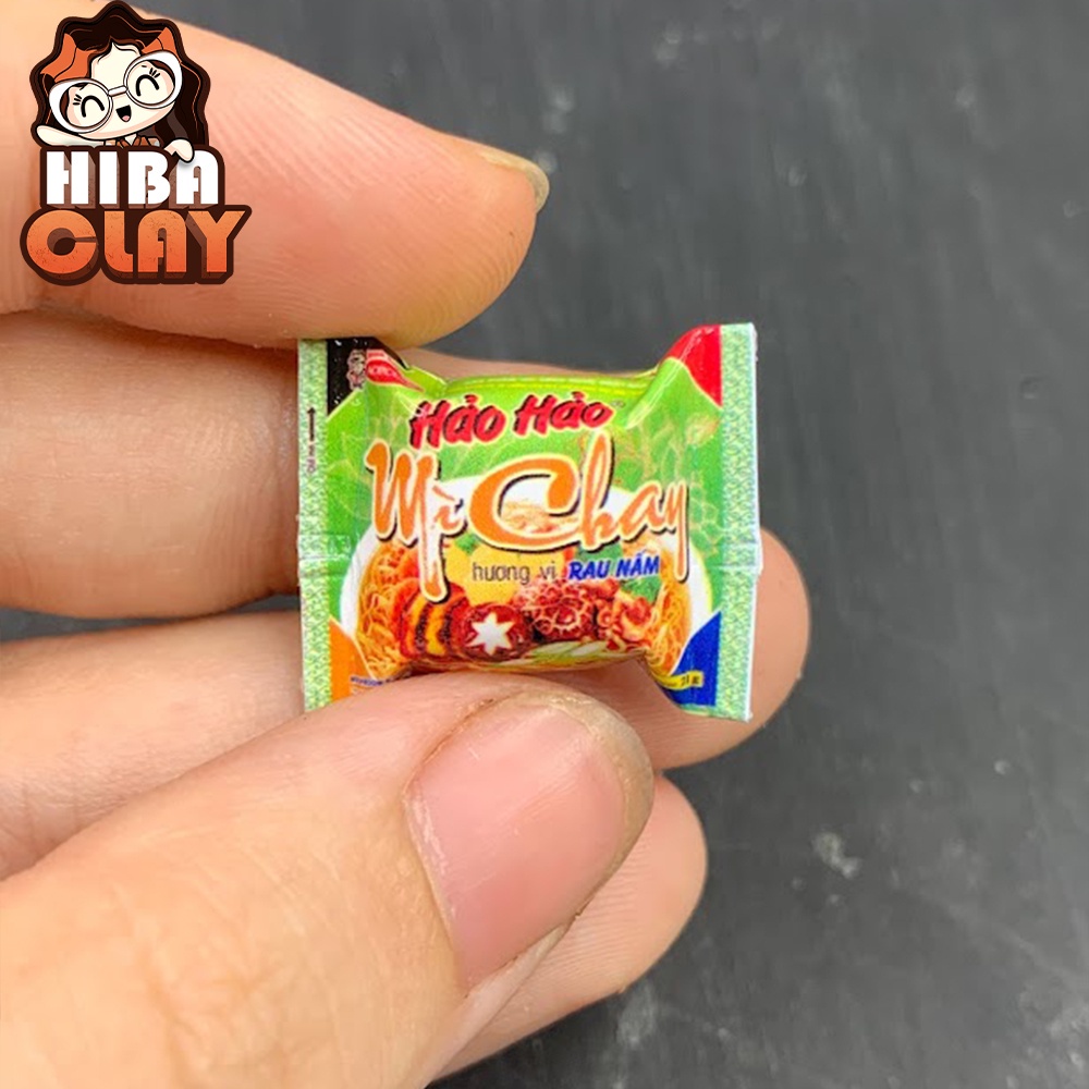 Mô hình mì Tôm Hảo Hảo Minifood trang trí mô hình, đồ ăn mini mô hình cho búp bê DIY