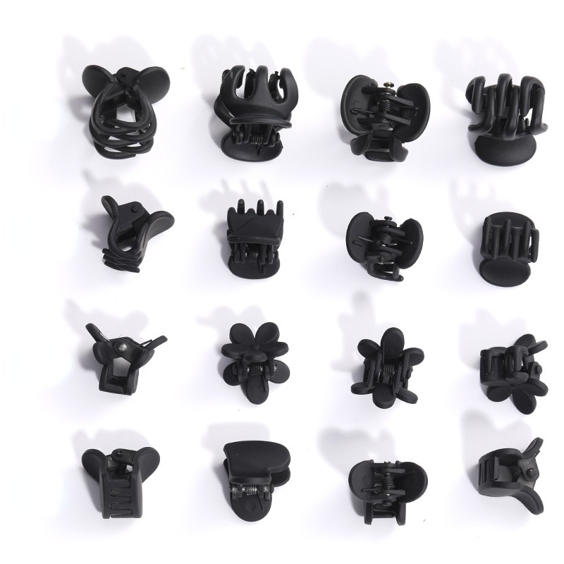 Dễ Thương Kẹp Tóc Màu Đen Nhiều Hình Dạng Xinh Xắn Cho Bé Gái