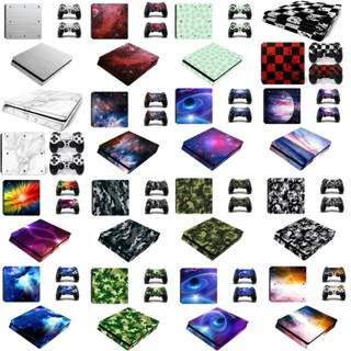 Bộ Miếng Dán Bảo Vệ Bằng vinyl Cho Máy Chơi Game ps4 slim playstation 4 slim Shock 2