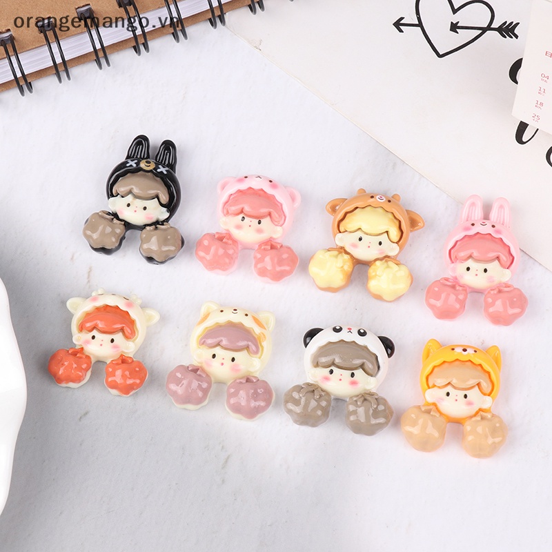 Orangemango Set 5 Kẹp Tóc Nhựa Hoạt Hình anime kuromi kawaii diy Trang Trí Điện Thoại Trẻ Em vn