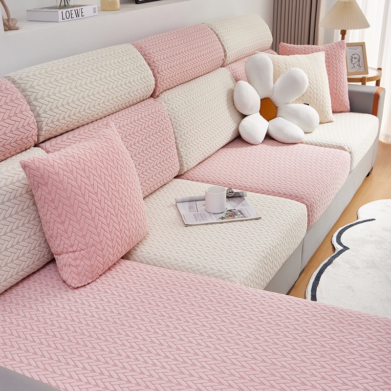 Vỏ Bọc Đệm Ghế sofa 1 / 2 / 3 / 4 Chỗ Ngồi Hình Chữ l Trang Trí Phòng Khách