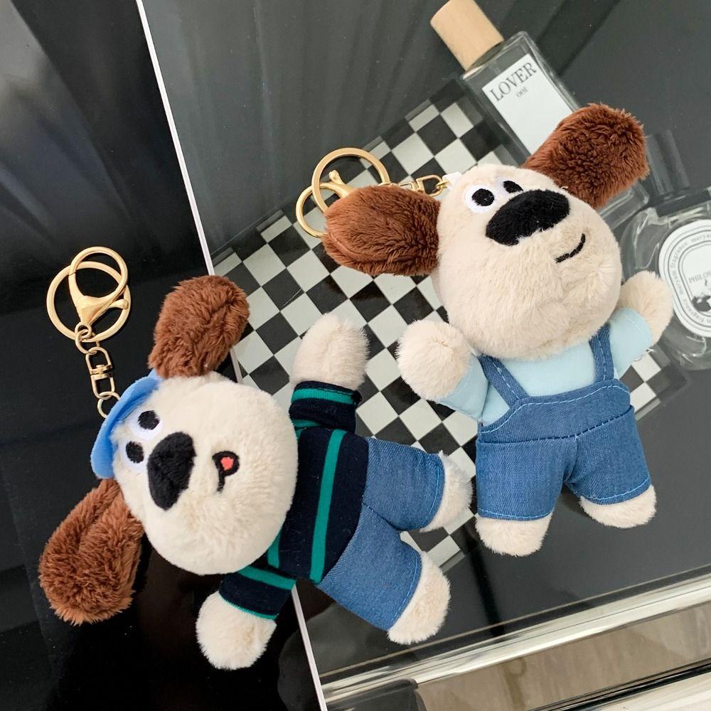 Shanrong wallace & gromit Móc Chìa Khóa Nhồi Bông Phong Cách Hoạt Hình Chú Cún Ngọt Ngào