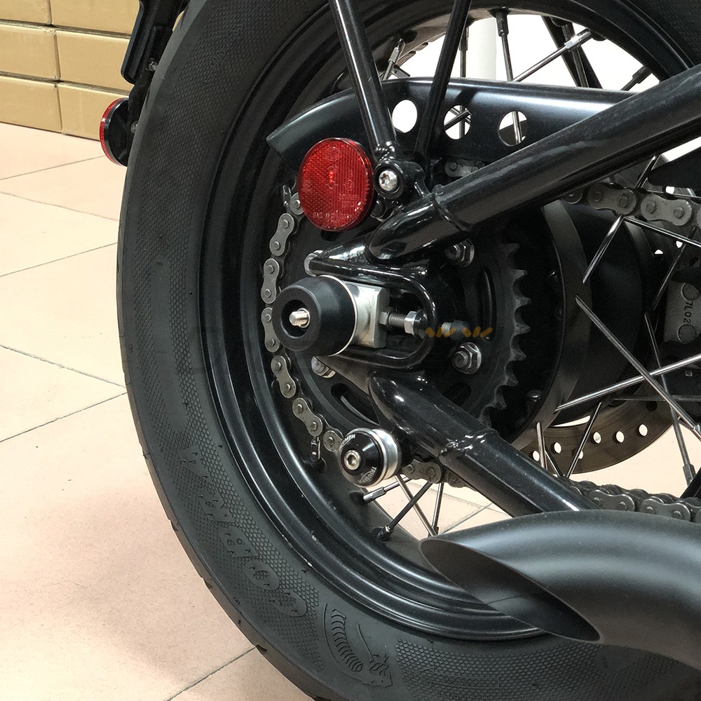 Thanh Trượt Bảo Vệ Trục Bánh Sau Xe Mô Tô triumph bonneville bobber 2018 2019 2020 2021 2022 2023