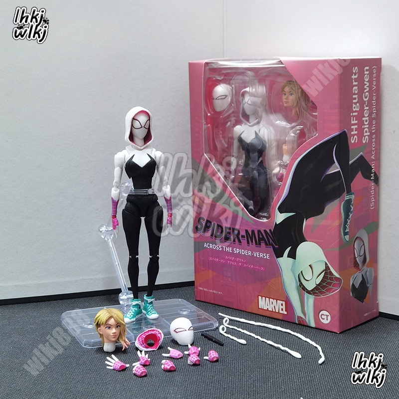 Người Nhện: Xuyên Qua con Nhện - verse peter b. Mô Hình Nhân Vật parker s.h.figuarts gwen stacy miles Chân Thật