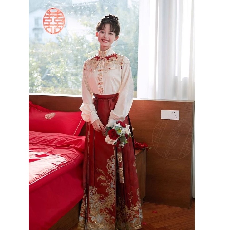 Mới Đầm Cưới Phong Cách Hán Phục Trung Hoa Thời Trang Mùa Thu 2023 Cho Nữ p20