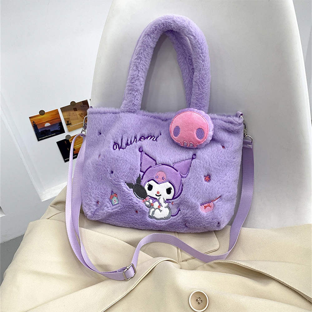 Ღ Túi Đeo Vai Sanrio Hoạt Hình Nhật Bản Sang Trọng Đựng Tiện Lợi Và Dễ Dàng Mang Theo Túi Đeo Vai Trẻ Em Xiên Túi Anime Túi Xách Mèo Satchel Nhỏ