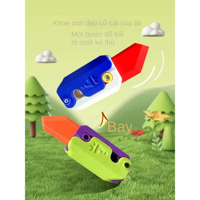 Đồ Chơi Hình Cà Rốt 3d Giảm Căng Thẳng Thẻ