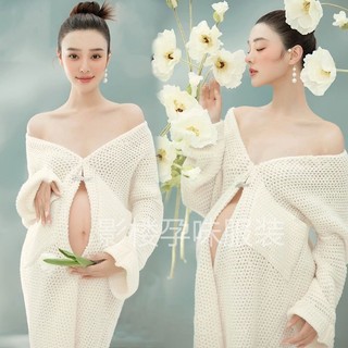 Đầm bầu chụp ảnh nghệ thuật phong cách mới mùa xuân hè cho mẹ bầu