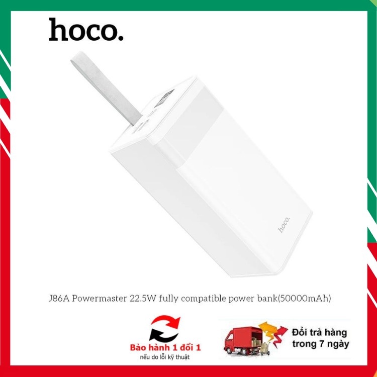 🚀CHÍNH HÃNG HOCO🚀Pin/Sạc Dự Phòng J86A 50000mAh Sạc Nhanh 3.0 / 2.0  tặng ô tô