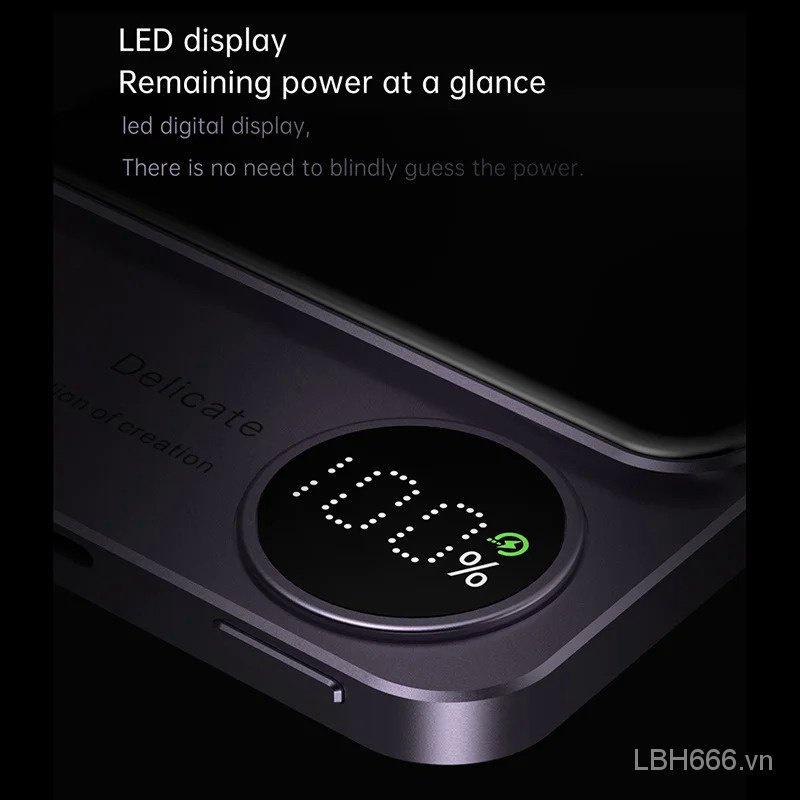 Mới Cục Sạc Dự Phòng Không Dây 20w 10000mah Có Nam Châm Cho iphone 15 / 14 / 13 / 12 / 11