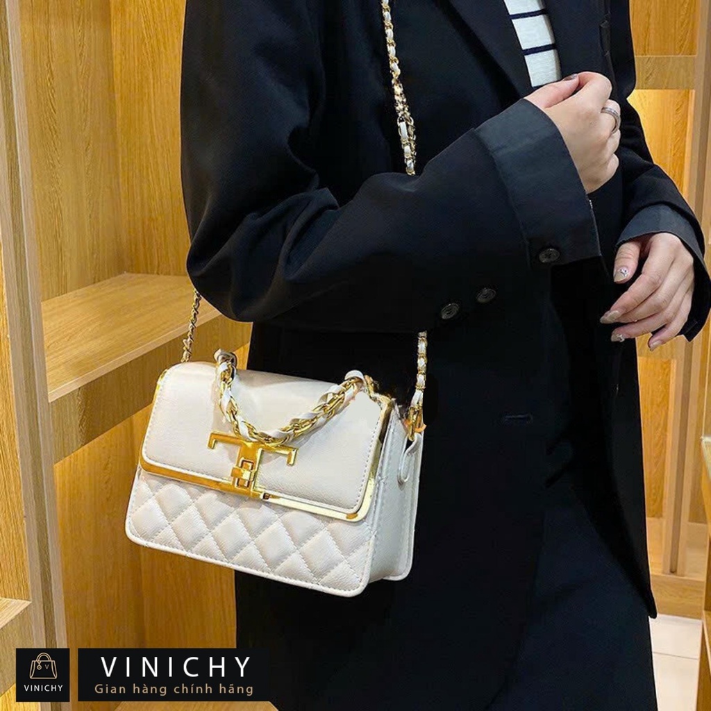 Túi xách nữ đeo chéo, đeo vai VINICHY size 20cm HA397