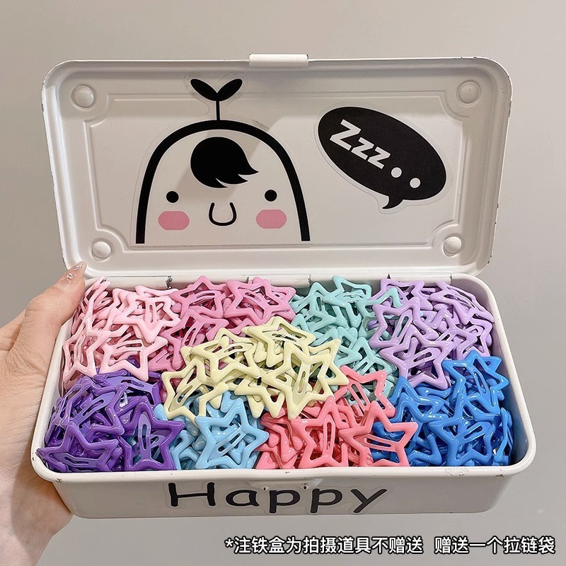 Bộ 42 Kẹp Tóc bb Hình Ngôi Sao Dễ Thương Phong Cách Hàn Quốc Cho Bé Gái