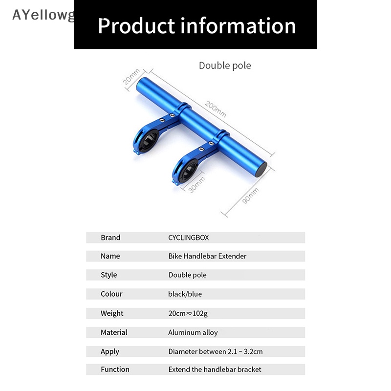 Ayellowgod Giá Đỡ Đèn Pha / Máy Tính Bằng Hợp Kim Sợi carbon Gắn Tay Lái Xe Đạp vn