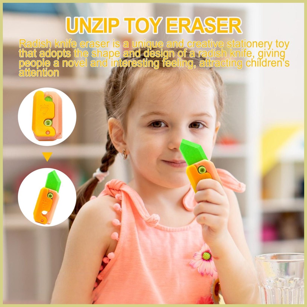 Cục Tẩy Mới Cho Dao Kéo Cà Rốt 3d Trọng Lực aseavn