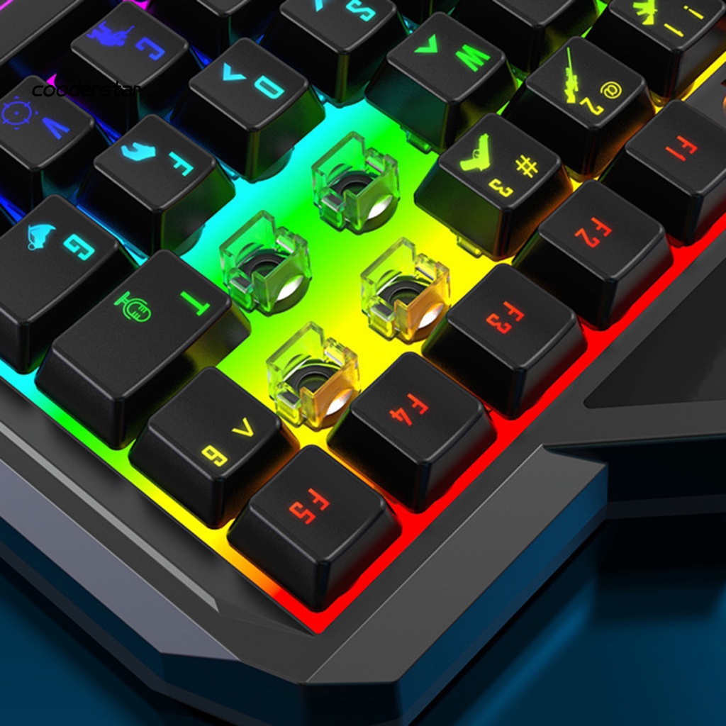 Bàn Phím mini rgb Có Đèn Nền Hỗ Trợ Chơi game Cho pc