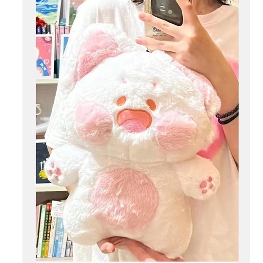 BEIBAOBAO Thú Nhồi Bông Hình Mèo Béo Dễ Thương 50cm