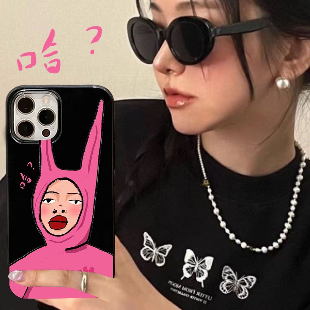 Ốp Điện Thoại Hình Cô Gái Phong Cách Âu Mỹ Cho Iphone 7 7plus 8 8plus xs xr 11 12 13 14 pro plus promax Dễ Thương
