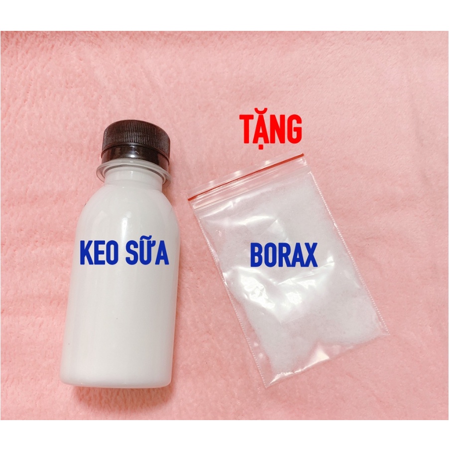 Keo Sữa ATM Nguyên Bịch 1Kg - Tặng 20gram BORAX - Nguyên Liệu Làm Slime và Squishy Handmade